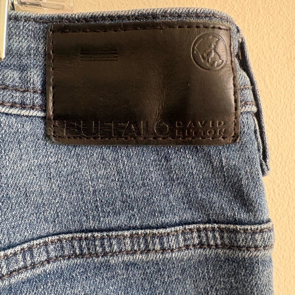Buffalo David Bitton jeans mens 38 x 30 Jackson 
straight blue denim pants - Picture 4 of 5